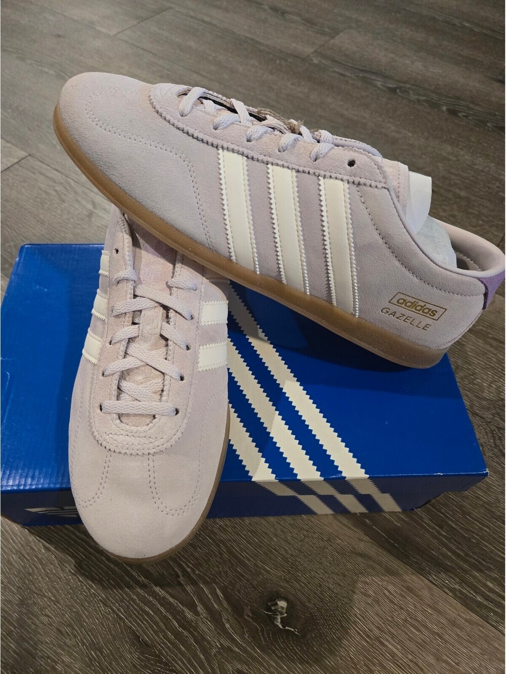 adidas Gazelle Lo Pro W Ice Purple IH6942 Womens Size 10 New With Box